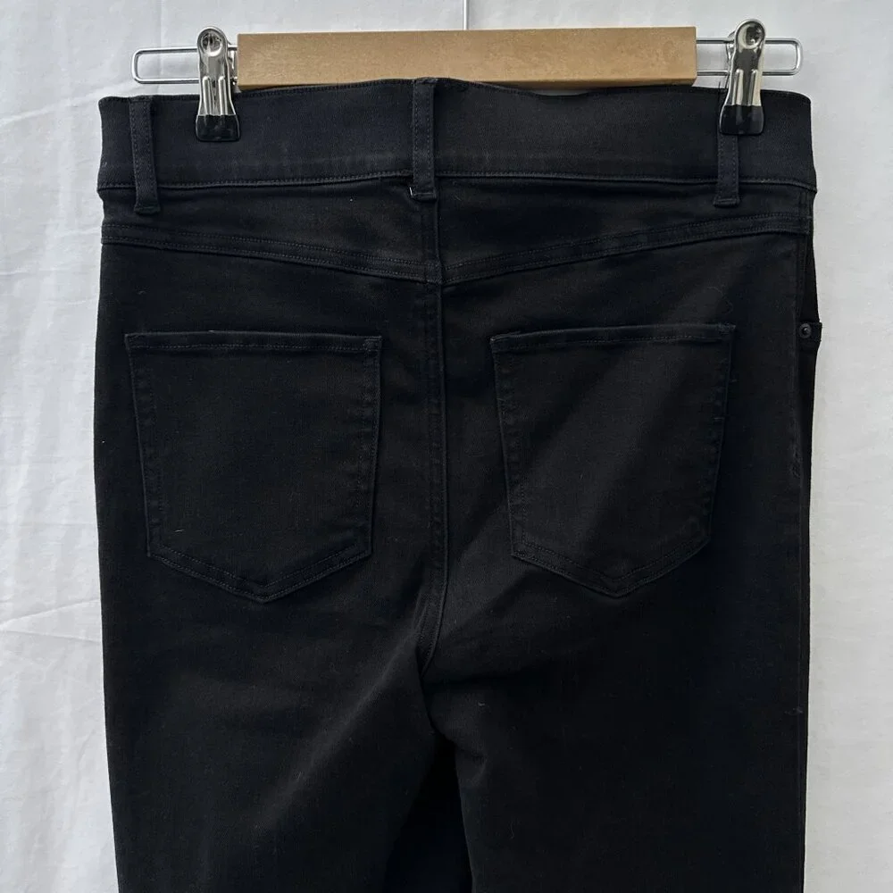 Buffalo David Bitton High-Rise Skinny Black Jeans Stretch Elastic Pull On Size S